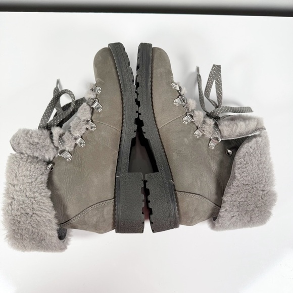 J. Crew Nordic Boots Gray Suede 8M - Picture 7 of 10